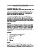 How Does Temperature Affect The Rate Of Reaction Between Sodium Thiosulphate And Hydrochloric Acid?