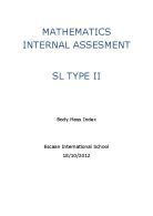 IB Math SL type II Portfolio - Body Mass Index