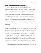 Essay on Russells paradox and Incompleteness theorem