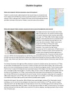 Chaiten Volcanic Eruption Case Study