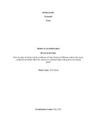 How do angle of incline and the coefficient of static friction of different surfaces like wood, cardboard and rubber affect the velocity of a wheeled object rolling down an inclined plane.