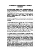 To what extent is schizophrenia a biological disorder?