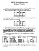 Investigate the gradients of the graphs Y=AXN