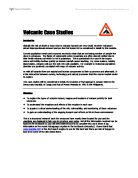 Volcanic Case Studies