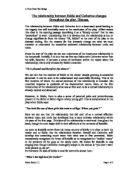 The relationship between Eddie and Catherine changes throughout the play. Discuss.