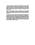 In this investigation I will explore the relationship between a series of straight, non-parallel, infinite lines on a plane surface and analyze the number of lines, maximum number of crossover points and open and closed regions.