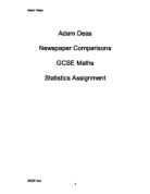 Newspaper Comparisons