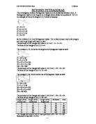 Beyond pythagoras - This investigation is about Pythagorean triples and the similarities between them.