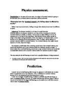 "Determine how the 'terminal velocity' of a falling object is effected by its size."