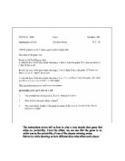 Dice Maths Investigation