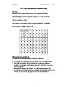 The T-Total Mathematics Coursework Task.