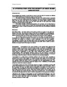 Investigation into the density of mock blood.