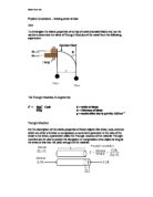 Investigate the elastic properties of a strip of metal (hacksaw blade) and use the results to determine the value of Young's Modulus of the metal.