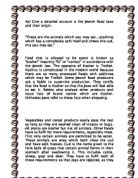 Give a detailed account of the Jewish food laws and their origin.