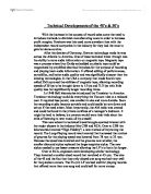 Technical Developments of the 40&#039;s &amp; 50&#039;s