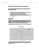 Methods of
Advanced Mathematics (C3) Coursework.