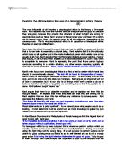 Examine the distinguishing features of a deontological ethical theory.