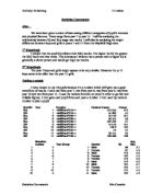 Statistics Coursework