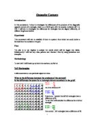 In this coursework, I intend to investigate the differences of the products of the diagonally opposite corners of a rectangle, drawn on a 10x10 grid, with the squares numbered off 1 to 100
