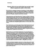 Narrator of the red room and the signal man narrator create effective ...