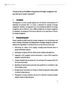 strategic management