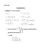Investigating Matrices