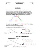 Pythagorean triplets