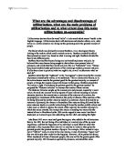 What are the advantages and disadvantages of utilitarianism, what are the main problems of utilitarianism and to what extent does this make utilitarianism un-acceptable?