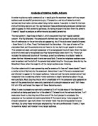 Analysis of Existing Radio Adverts