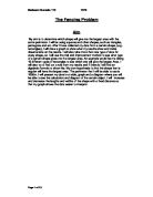 The Fencing Problem.  My aim is to determine which shape will give me the largest area with the same perimeter. I will be using squares and other shapes, such as triangles, pentagons and etc.