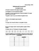 In this piece of coursework I will investigate the gradient function.