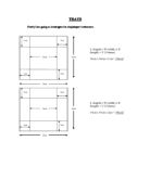 Trays. The first square I will investigate is a 24cm x 24cm square. My prediction is that the shopkeepers statement will also be true for a square of this size.