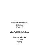 Maths Coursework on IQ